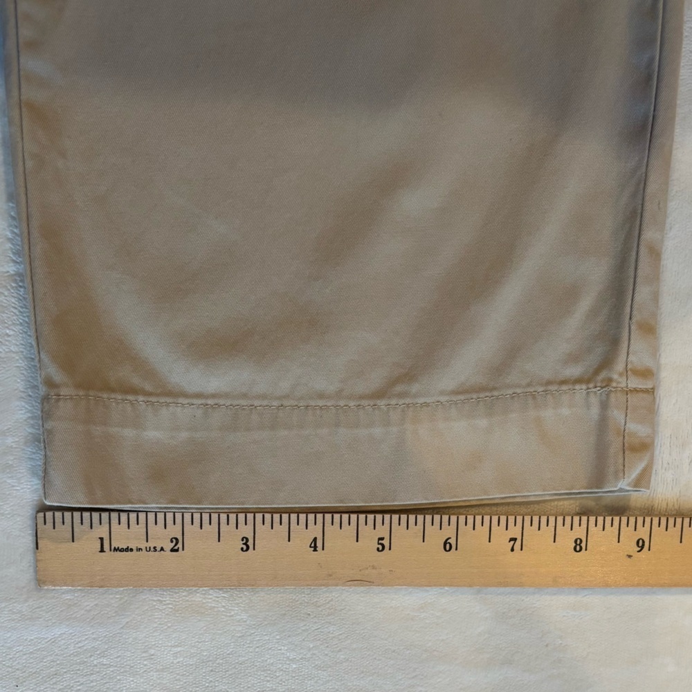 Polo Ralph Lauren Salinger Straight Fit Chino Pant Tan Size 38T/36 Cotton - Picture 9 of 15